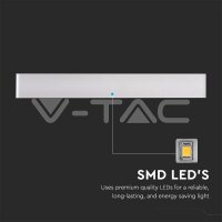 20W LED Wall Lamp White Body IP44 3000K,
