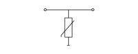 Svorka pro moduly dvoupatrová s varistorem šedá 2,5mm2 Wago 870-523/281-583