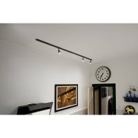 1fázová vysokonapěťová sada 3 černá 2x 1 m včetně 3x PURI a LED 4,3 W SLV 143190