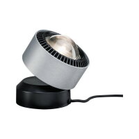 LED stolní lampa Aldan 3,5W černá/hliník kartáčovaný stmívatelné 797.18 79718