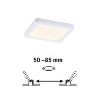LED vestavné svítidlo Areo VariFit IP44 hranaté 118x118mm 6,5W 3000K bílá 93039
