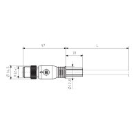 Kabel EtherCat SAIL-M12GM12SG-4S15UIE WEIDMÜLLER 1296801500