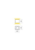 Nástěnné svítidlo TEKO AP LED COB 2X6W IP65 MW 3000K REDO 90100
