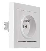 Set zásuvky ČSN, bezšroubové svorky, bílá SCHRACK EV106149B-