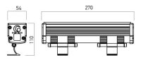 XFLOW S LINEAR FITTING 6W 220-240V AC 40