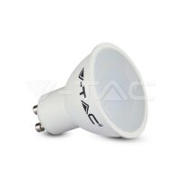 LED Spotlight 4.5W GU10 SMD White Plastic Milky Cover 4000K, VT-1975 SKU211686
