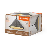 Závěsné svítidlo LEDVANCE Decor Concrete Pyramid Pendant E27 Dark Gray