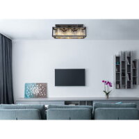Stropní svítidlo MATHILDE černá 3xE27 40W 230V GLOBO 15697-3D