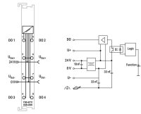 4 výstupy s pulzně šířkovou modulací, DC 24 V, 0,2 A WAGO 750-677/040-000
