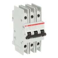 ABB SU203M-K1 jistič char. K 10kA 1A 3P  dle UL489 a CSA 22.2 No. 5