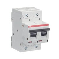 S802C-K10 jistič 2p char. K 10A s klecovou svorkou Icu 25kA ABB 2CCS882001R0427