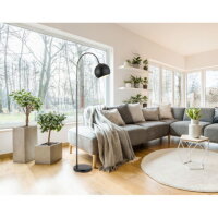 Stojací lampa BENNO černá matná 1x60W E27 IP20 GLOBO 24779B