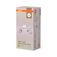 Stropní svítidlo LEDVANCE DECOR SPOT CORK WHITE 2x3.4W 927 DIM