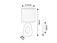 Stolní lampa SYLIRA bílá E14 1x MAX 40W IP20 RABALUX 74070