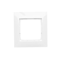 Rámeček 1-násobný Simon 54 Premium, IP20/IP44, bílá KONTAKT SIMON DR1/11