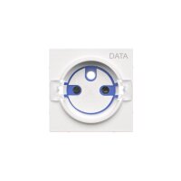 Kryt zásuvky DATA bílá matná KONTAKT SIMON TGD1ZP/111