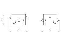 Přípojná krabice ECON Iso +, do zateplení KAISER 1159-55