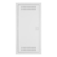 Multimediální rozvodnice nástěnná IP30, perforovaná dvířka, 728x358x94mm