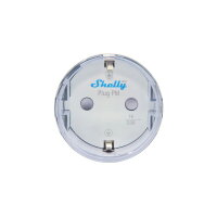 Chytrá zásuvka SHELLY PLUG PM GEN3 WHITE, bez relé, 16A, WiFi, BT, Matter, bílá