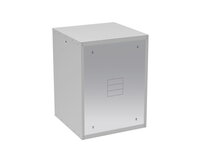 Nástěnný nýtovaný rozvaděč GrandN DUO 16U s plechovými dveřmi,hl.600mm 83000986