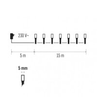 APP 150LED 15M 2IN1 CW/WW