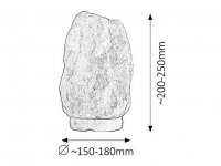 Rock E14 1x 15W IP20 oranžová RABALUX 4130