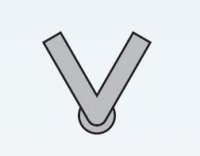 VA 2/89 - 2500/60 výložník obloukový pro stožáry JB, LPH, J AMAKO 0122506089A