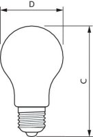 LED žár.E27 ND 10.5-100W A60 827 1521lm