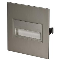 Světlo LED SONA čtvercové pod omítku 14Vss IP44 NEREZOVÁ OCEL RGB 14-211-26