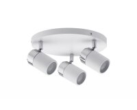 Spotové svítidlo Zyli bílá/chrom max. 3x10W GU10 IP44 667.12 PAULMANN 66712