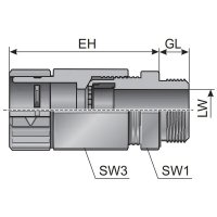 koncovka KSV PG21 černá MURRPLASTIK MR-83611258