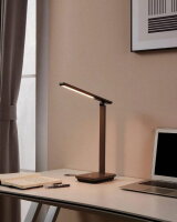 Stolní svítidlo INIESTA LED-CCT M.TOUCH cappuccino/černá 3,6W EGLO 900958