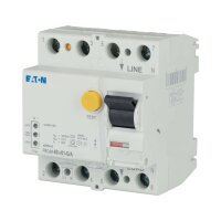 Digitální proudový chránič 10kA FRCdM-40/4/01-G/A 4pól 0,1A 40A EATON EP-501261