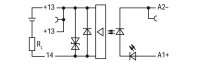 859-761 Modul s optočlenem 24 V DC, Šedá