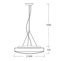 Osmont 54142 EDNA T5 E-27ZT88/028/L100 2x36W IP41