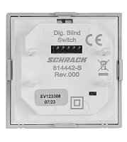 Kryt žaluziového ovladače, digitální, stříbrný SCHRACK EV123308--