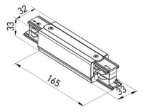 TRACK N DALI 3c LINEAR CONNECTOR & POWER