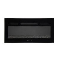 Vestavný elektrický krb 1000 W/2000 W, 91,5x45x17 cm FK TECHNICS 5004279