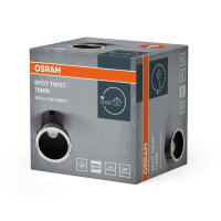 SPOT TWIST 70MM 5W 840 WT BK OSRAM