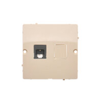 Jednonásobná telefonní zásuvka RJ11, béžová KONTAKT SIMON BMTF1.02/12
