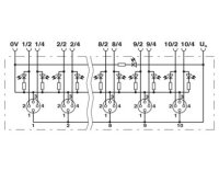 Rozvodná skříň SACB- 8/4-L-C-M8 HD PHOENIX CONTACT 1197617