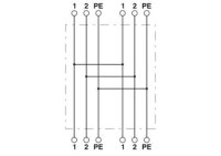 Rozvodka H QPD H 2PE1,5 4X4-9 BK PHOENIX CONTACT 1414719