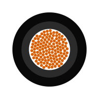 Silnoproudé kabely ÖLFLEX CLASSIC 128 H BK SC 1X50 LAPP 1123803