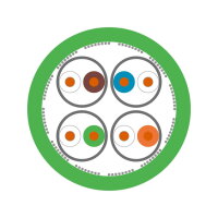 Ethernetový kabel ETHERLINE Cat. 6A Y LAPP 2170464