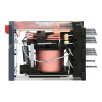 Schneider RXM4AB2P7 Miniaturní 4P, 6 A, 230 V AC s LED (obj.množství 10 ks)