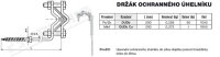 Držák ochranného úhelníku DUDb Cu (měď) vrut 8/100 Cu TREMIS V915