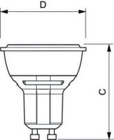 Philips Žárovka MASTER LEDspotMV D 4-35W GU10 930 40D