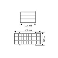 EsyLux EN10017858 Ochranný koš pro svítidla SLA/SLF 30 BASKET GUARD CEILING