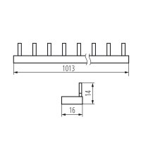 Propojovací lišta KBBI-2x28 24217 Kanlux