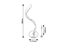 AZULA LED 3W IP20 chromová 4000K 260lm RABALUX 74211